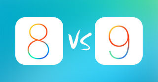 iOS 8 x iOS 9