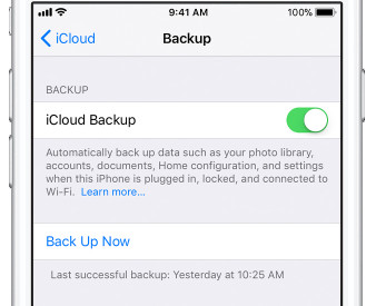 Verifique o backup do iCloud no iPhone