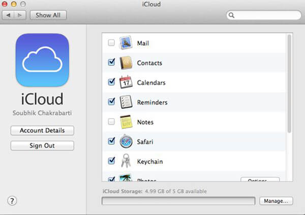 Backup de fotos para o iCloud no Mac