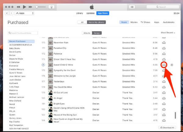 recuperar músicas do iCloud com o iTunes