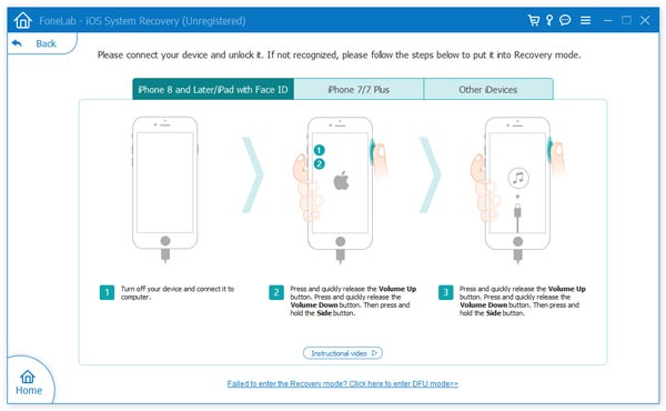 Corrigir o iPod está desativado no modo de recuperação