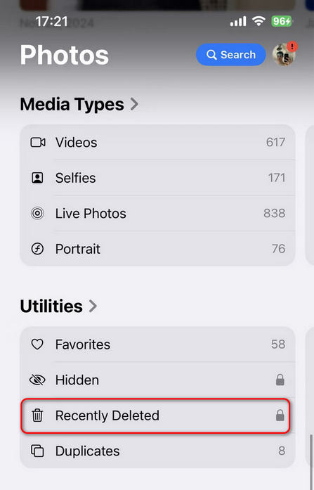 Recuperar fotos ios8 acima