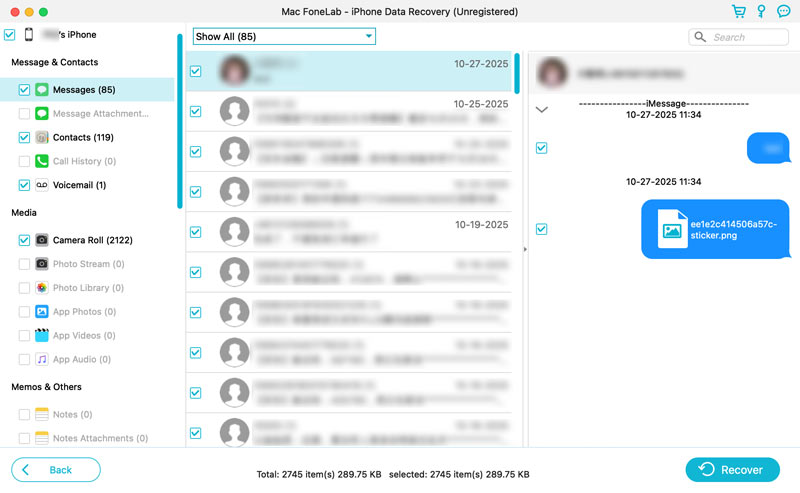 Recuperar mensagens apagadas do iMessage no iPhone