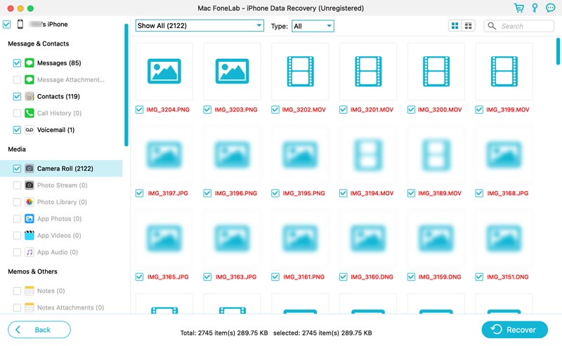 Recupere vídeos e fotos apagados do iPhone