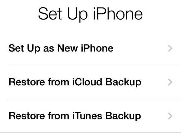 Restaurar dados do iCloud após a atualização