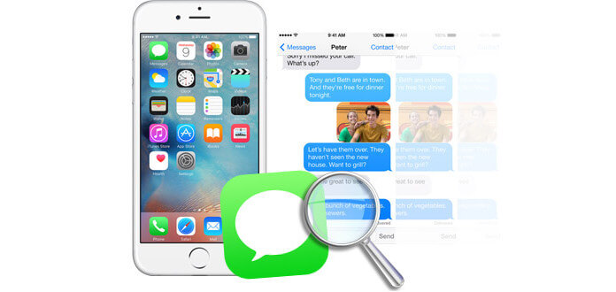Pesquise e faça backup de mensagens de texto no iPhone
