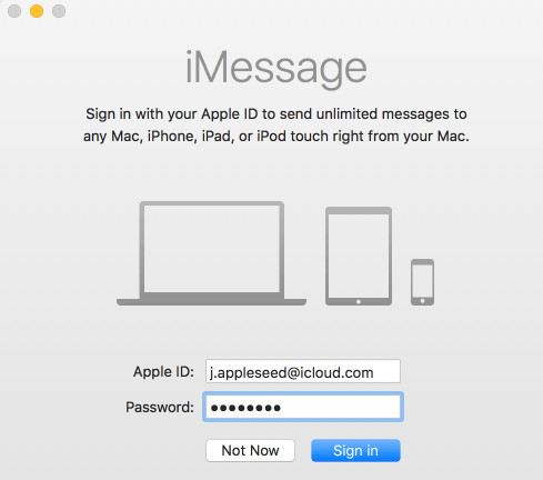 Configurar o iMessage no Mac