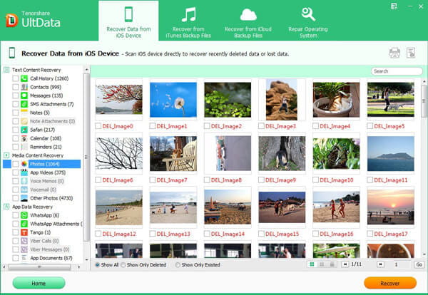 Recuperação de Dados Tenorshare para iPhone
