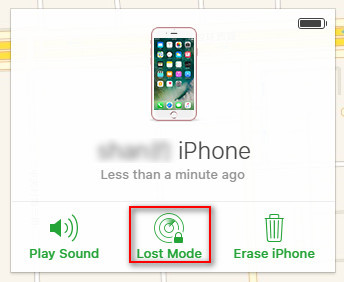 Ative o Modo Perdido do iPhone