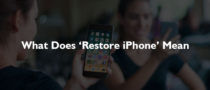 O que significa restaurar o iPhone
