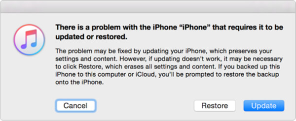 Saia do Modo de Recuperação do iPhone com o iTunes