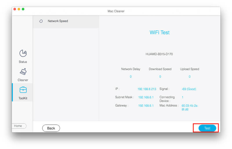 testar wi-fi