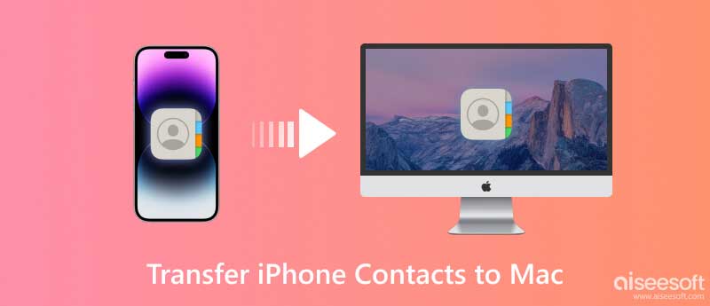 Transferência de contatos do iPhone para Mac
