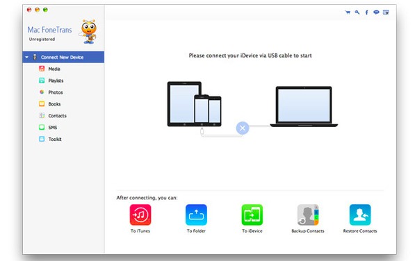 Conecte o iPad ao Mac