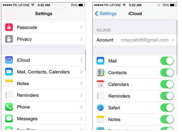 Sincronize notas do iPhone para o Mac via iCloud