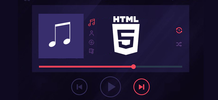 Player de áudio HTML5