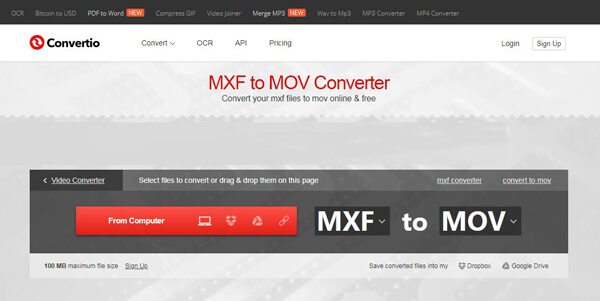 Conversor de Arquivos MXF Online