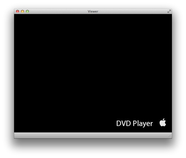 Interface do reprodutor de DVD