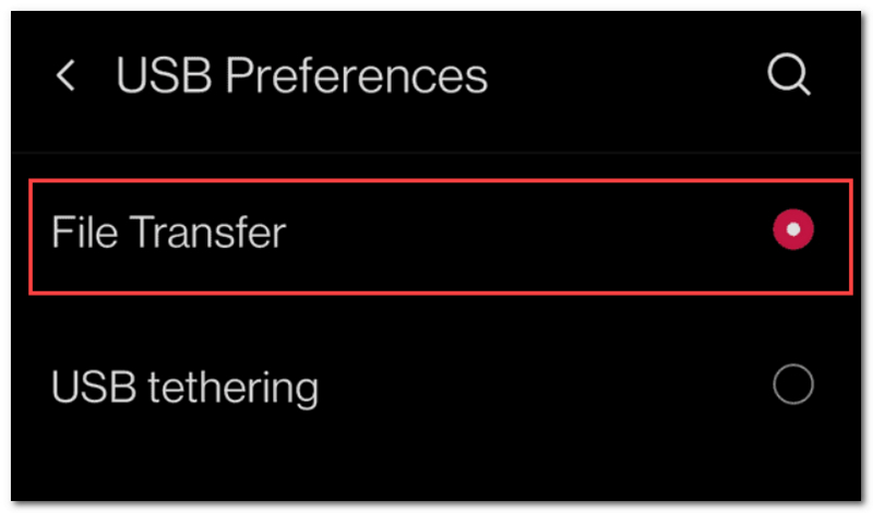 Connect USB or OTG to Android