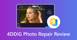 Análise do reparo de fotos 4ddig