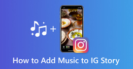 Adicionar música à história do IG