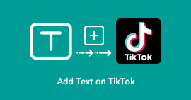 Adicionar texto no TikTok