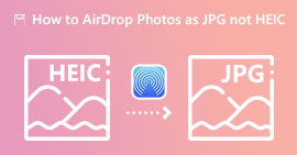 Airdrop HEIC como JPG