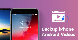 Fazer backup de vídeos no iPhone/Android