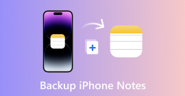 Notas do iPhone de backup