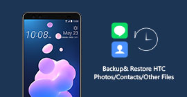 Fazer backup e restaurar fotos HTC