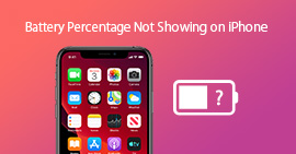 Porcentagem de bateria não aparece no iPhone