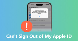 Não consigo sair do ID Apple