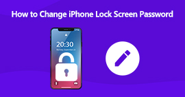 Alterar a senha da tela de bloqueio do iPhone