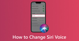 Alterar voz da Siri