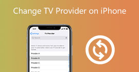 Alterar provedor de TV no iPhone