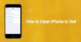 Limpe o iPhone para vender