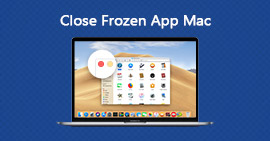 Feche um aplicativo congelado no Mac