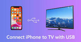 Conecte o iPhone à TV com USB