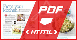 Como converter PDF para HTML