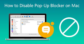 Desativar o bloqueador de pop-ups no Mac