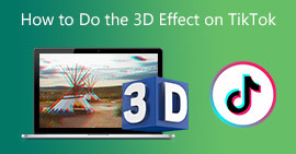Fazer efeito 3D no TikTok