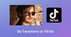 Faça transições no TikTok