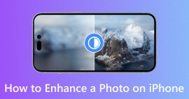 Aprimore uma foto no iPhone