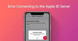 Erro ao conectar-se ao servidor de ID da Apple