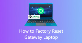 Redefinição de fábrica do laptop Gateway