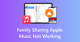 O compartilhamento familiar do Apple Music não funciona