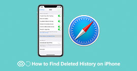 Encontre o histórico excluído no iPhone