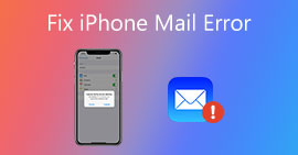 Corrigir erro de correio do iPhone