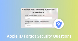 Esqueci as perguntas de segurança do ID Apple