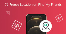 Congelar localização no Find My Friends